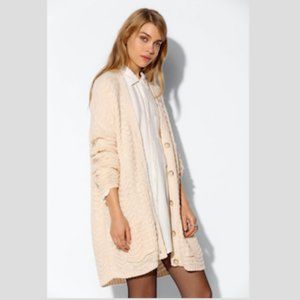 Kimchi Blue off white oversized cardigan sweater